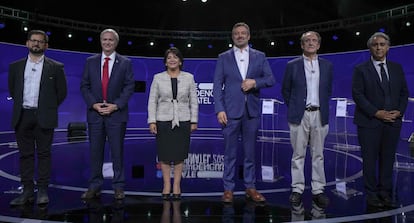 Seis de los siete candidatos a la presidencia de Chile