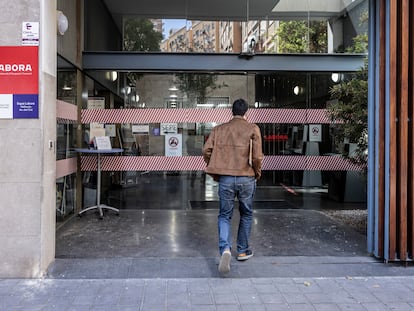 Una de las oficinas del paro en Valencia.