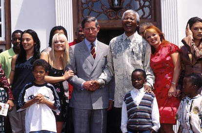 Spice Girls e Nelson Mandela. 