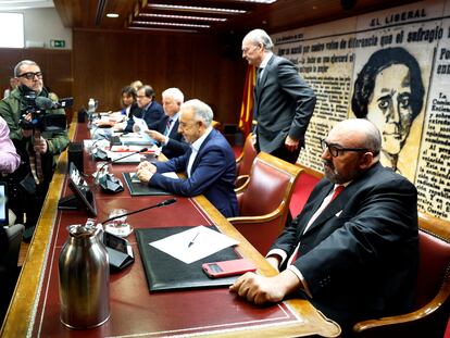 Koldo García en su comparecencia en el Senado.,