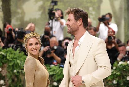 Elsa Pataky y Chris Hemsworth, este 6 de mayo.