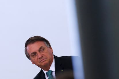 Jair Bolsonaro durante cerimônia do Dia Internacional de Luta Contra a Corrupção 2021, em Brasília, dia 9 de dezembro