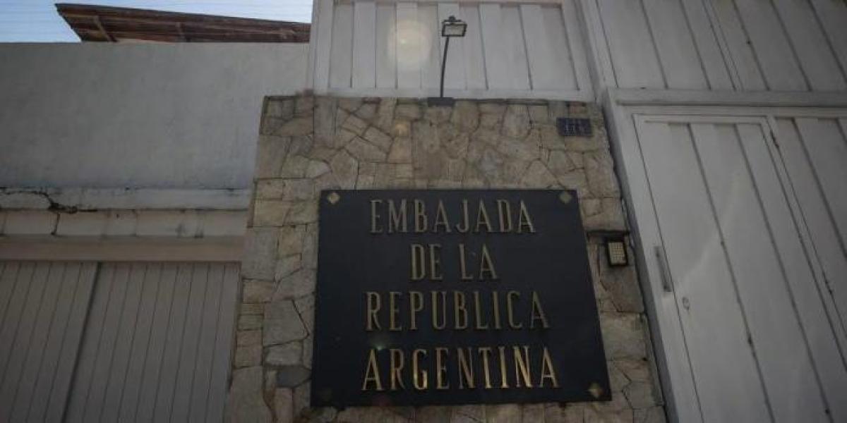 Embajada argentina en Caracas.