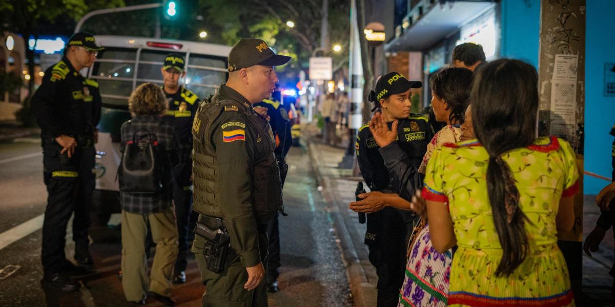 Uno de los operativos se llevó a cabo en El Poblado.