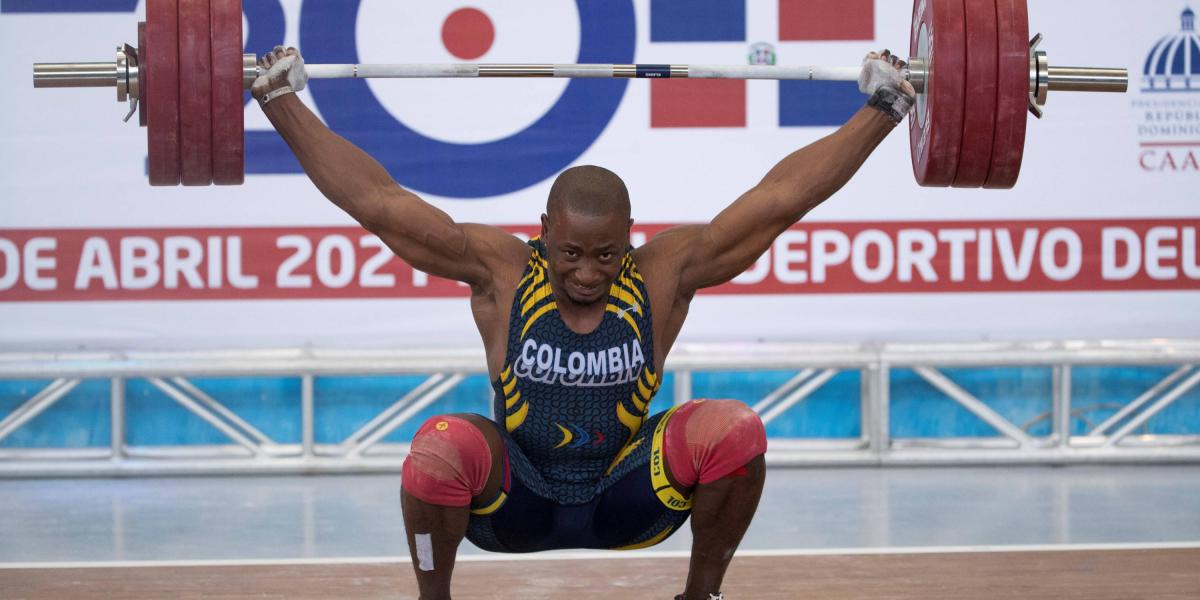 Lesman Paredes, pesista colombiano.