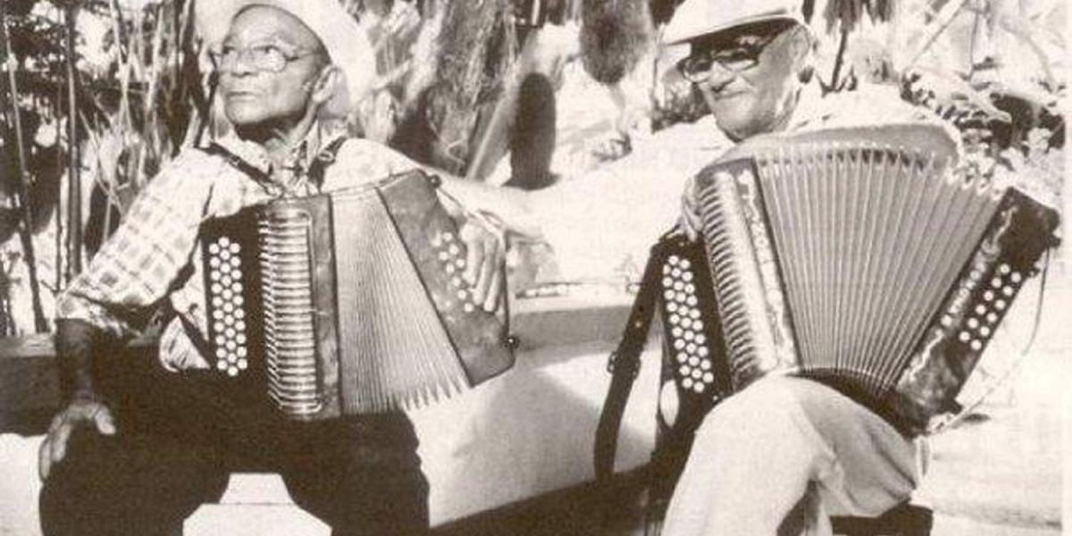 Lorenzo Morales y Emiliano Zuleta Baquero, grandes juglares del folclor vallenato.