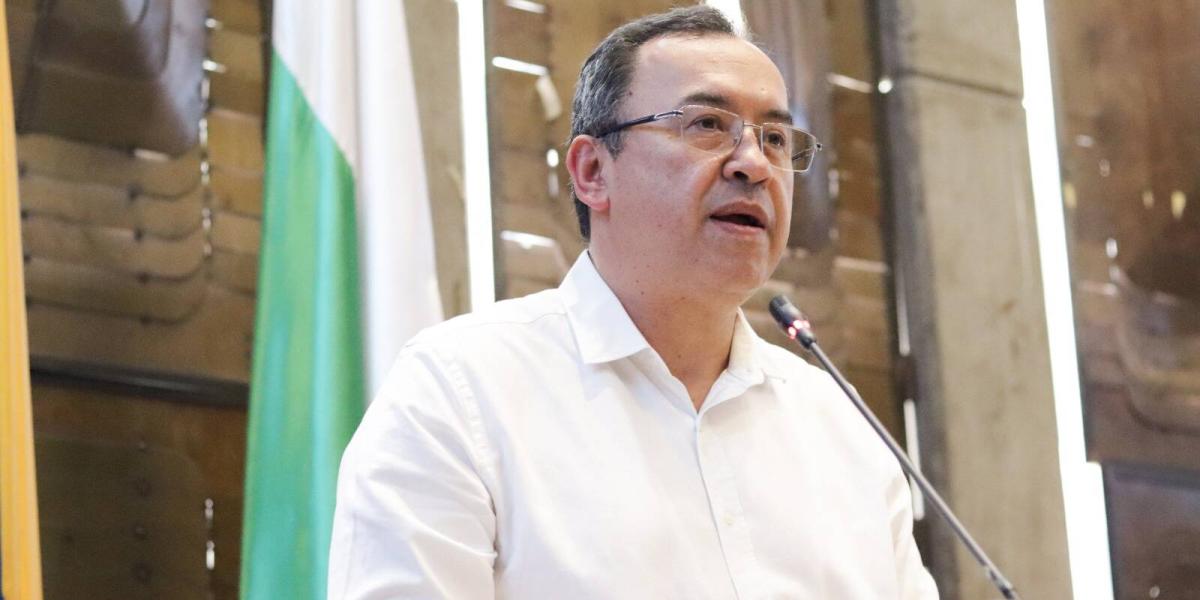 Alfonso Prada, gobernador adc hoc de Antioquia.