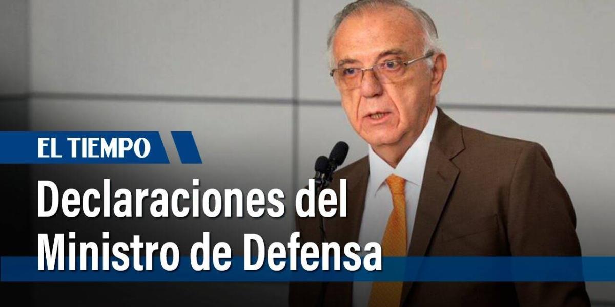 Luego del Consejo de Seguridad, el ministro Iván Velásquez habló sobre las acciones de la fuerza pública en el puerto de Buenaventura.