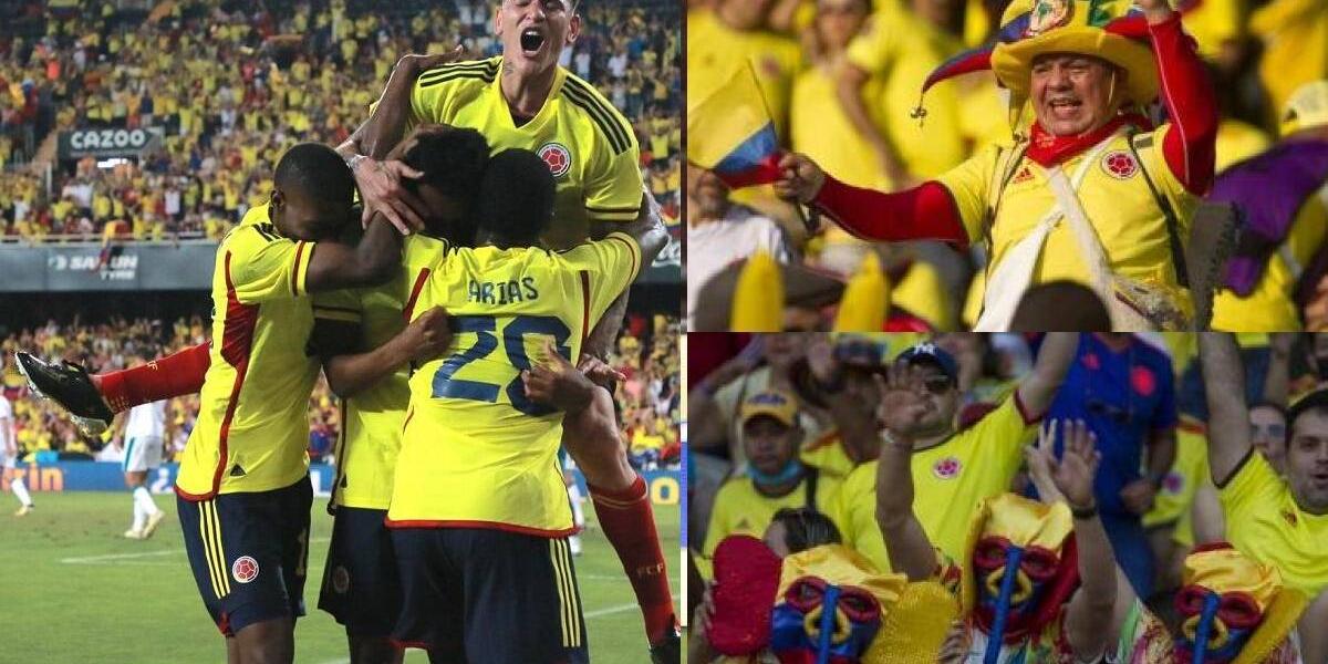 Selección Colombia hinchas