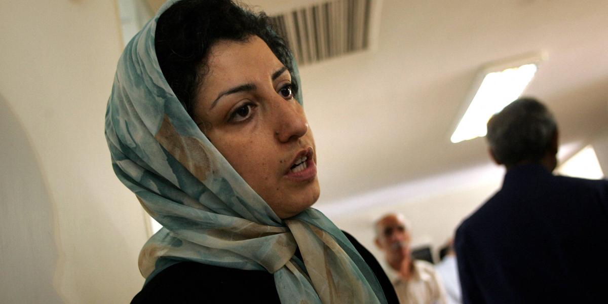 Narges Mohammadi, activista iraní de derechos humanos.