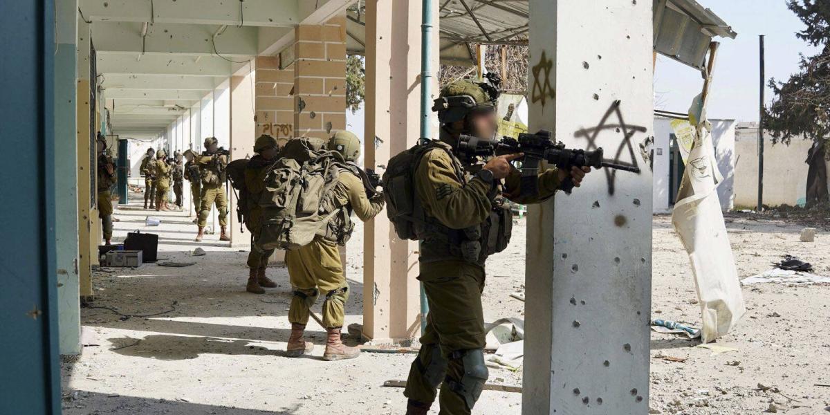 Operación militar israelí en la franja de Gaza.