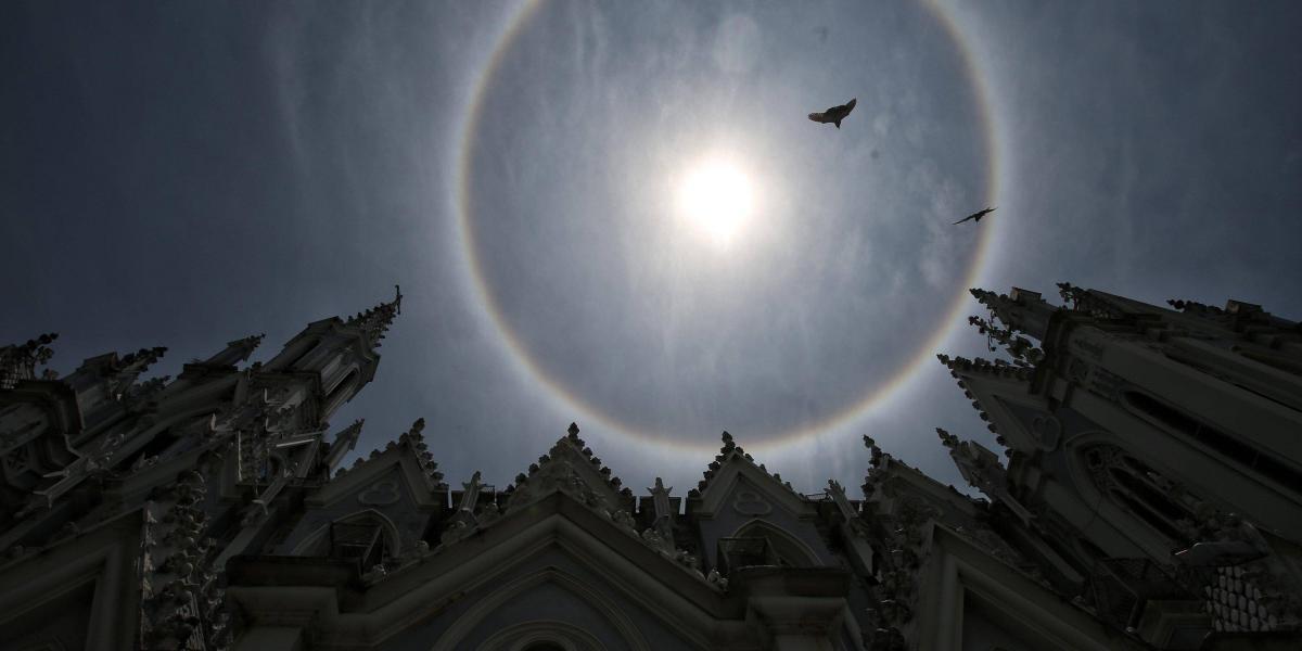 Halo solar en Cali.