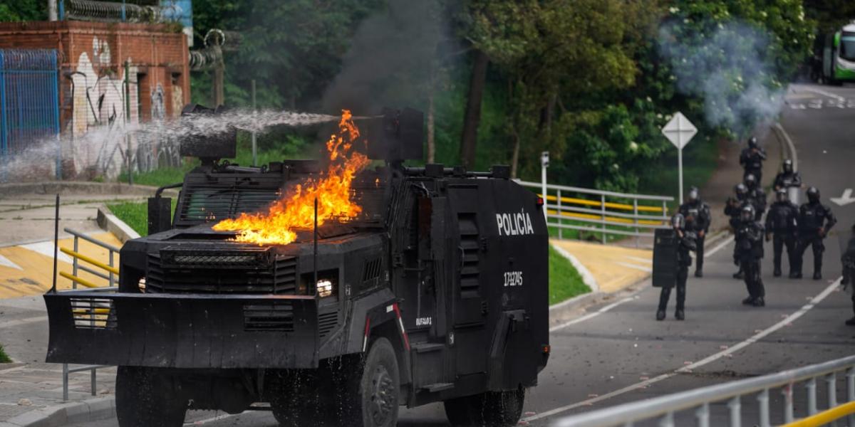 Enfrentamiento en av. Circunvalar.