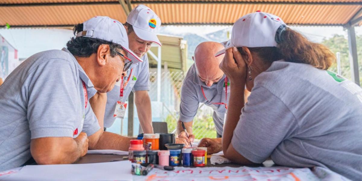 Las partes trabajan en procesos de desminado.