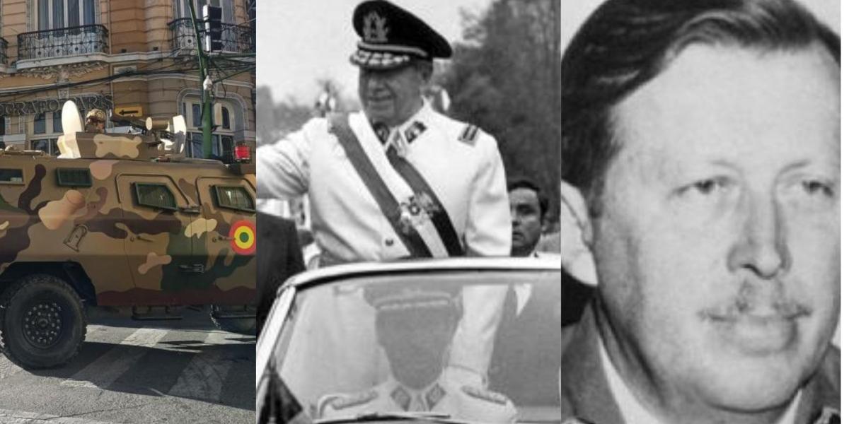 Intento de golpe en Bolivia, Augusto Pinochet (Chile) y Alfredo Strossner en Paraguay.