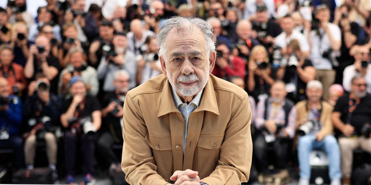 Coppola presentó Megalópolis en el Festival de Cannes. France, on May 17, 2024. (Photo by Valery HACHE / AFP)