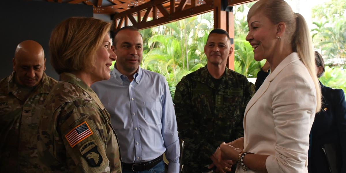 Mandatarios de Cali y el Valle del Cauca asistieron a la reunión con oficiales del Ejército Sur de los EE. UU.