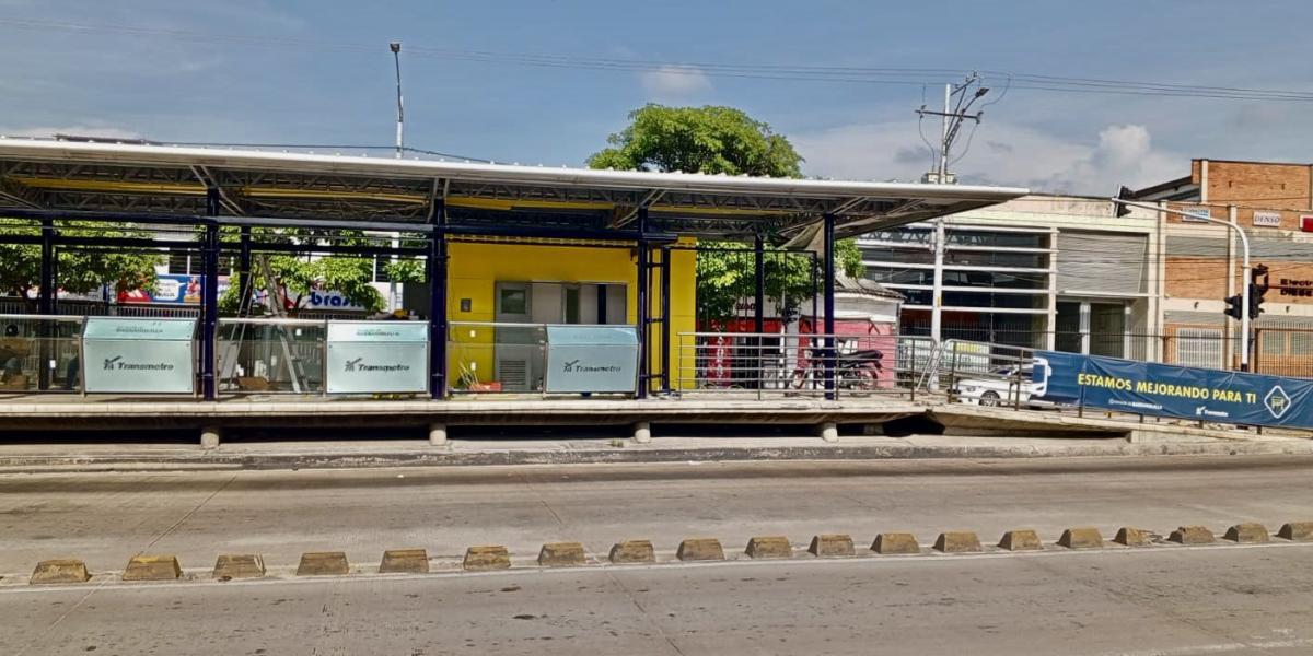 Avance de obras en la estación Chiquinquirá.