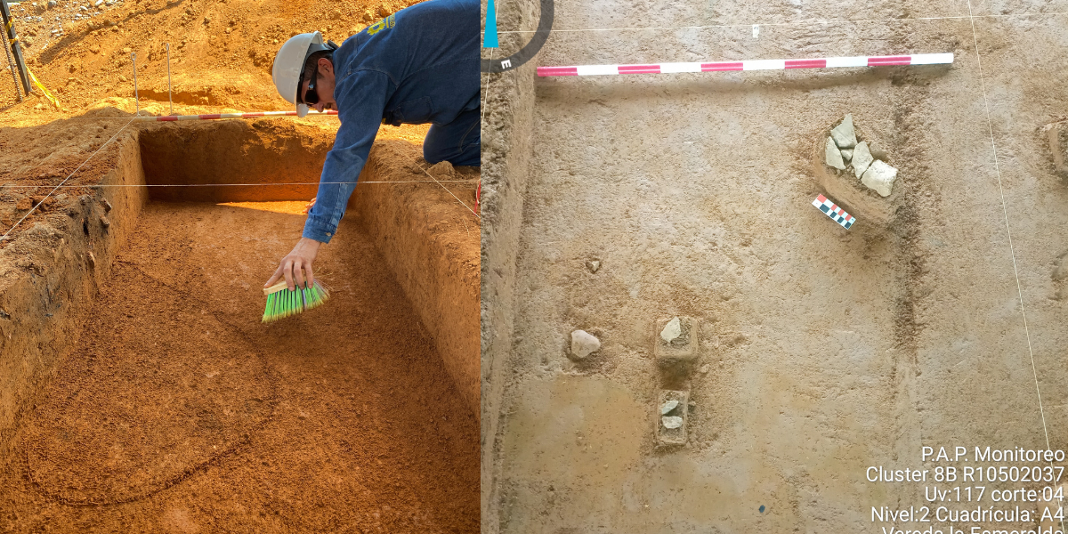 Vestigios arqueológicos en el Meta, Colombia.