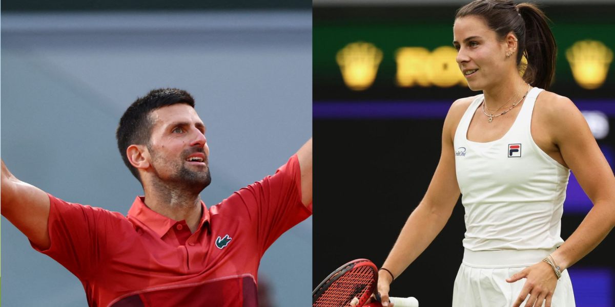 Novak Djokovic y Emma Navarro