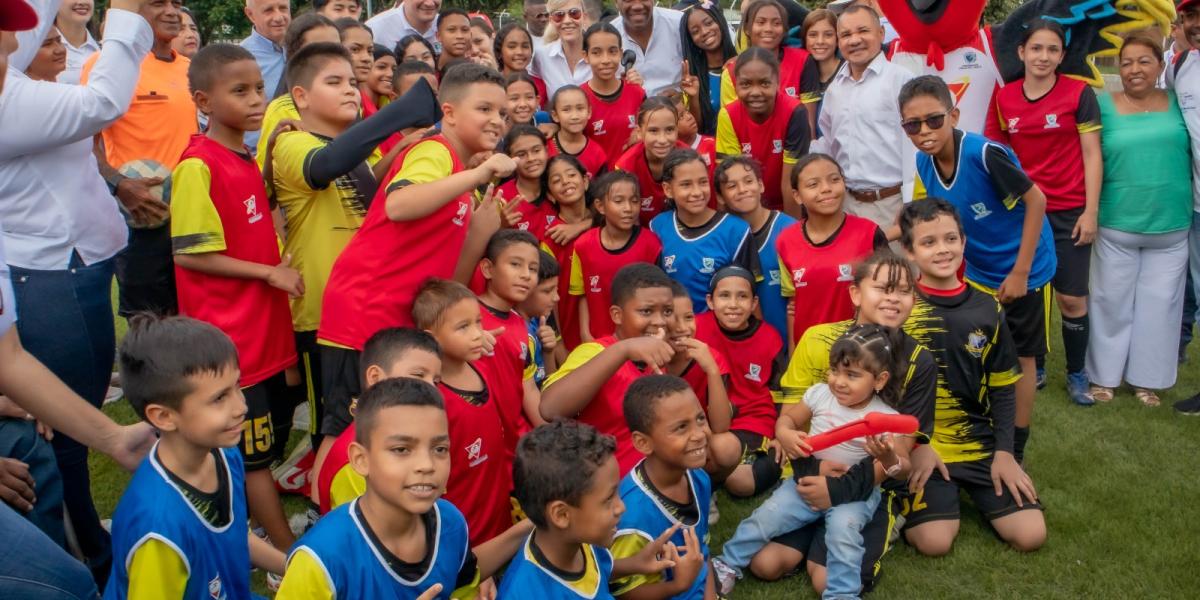 Apertura del parque contó con las principales autoridades deportivas