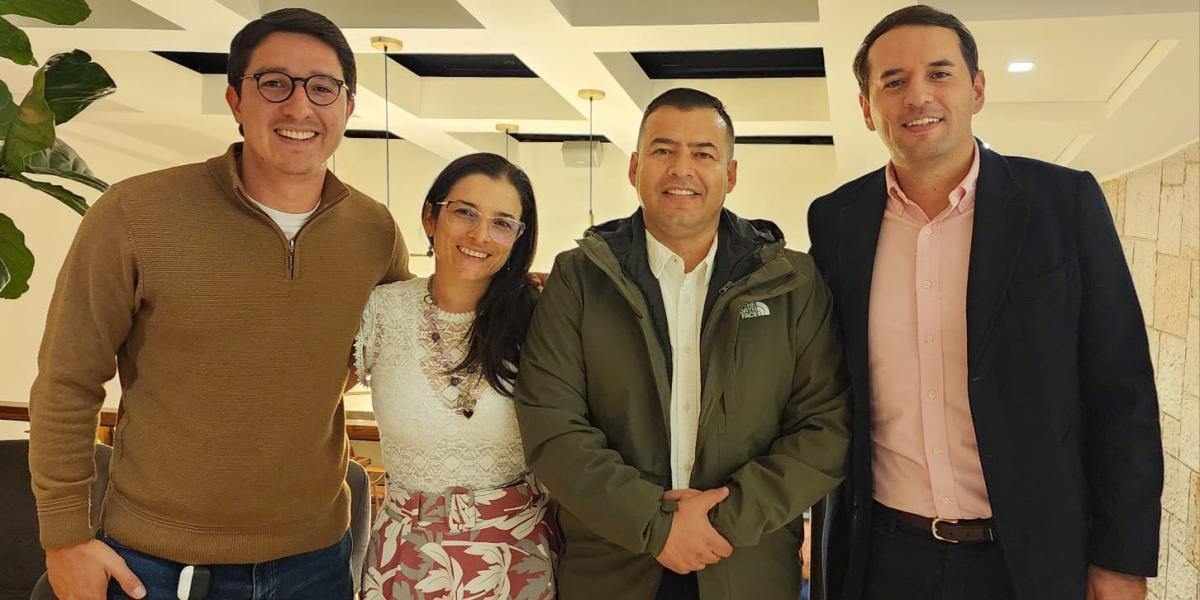 Duvalier Sánchez, Martha Alfonso, Jaime Salamanca y Wilmer Castellanos.