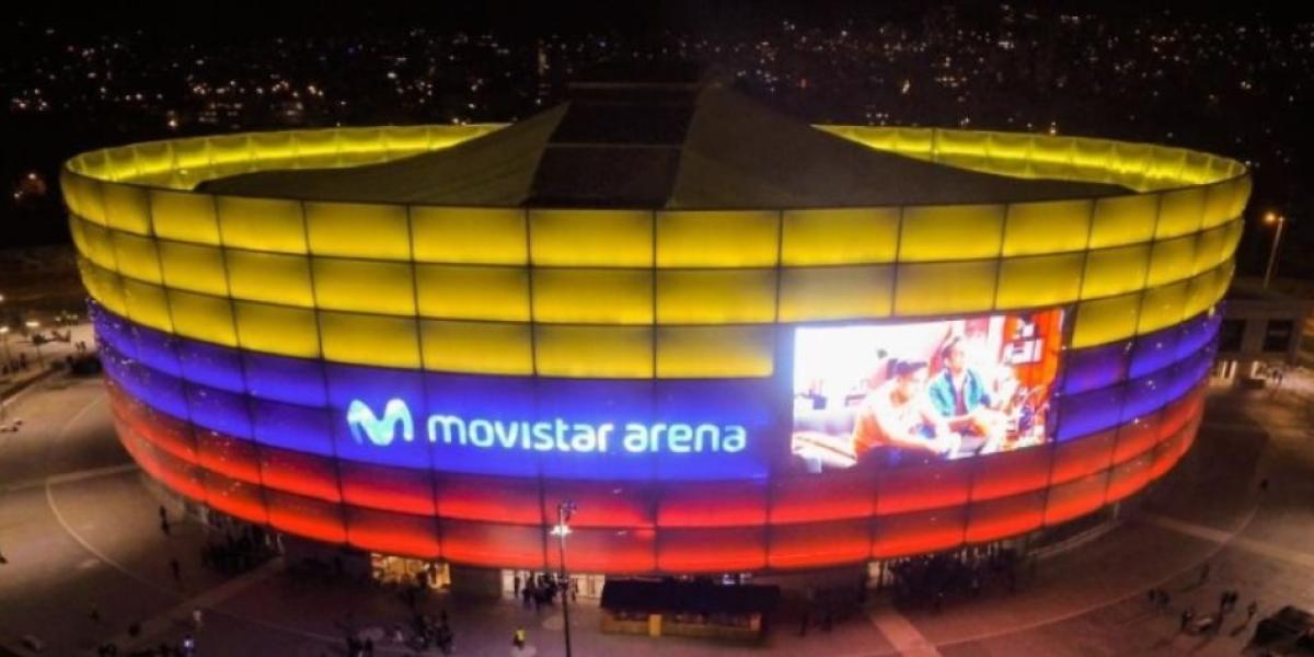 Movistar Arena de Bogotá entre los escenarios más visitados.