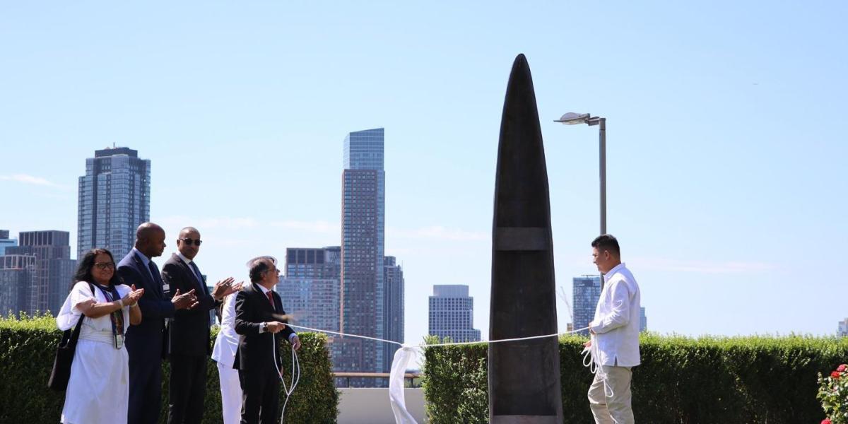 Presidente Petro inaugura este jueves en la ONU el Monumento Kusikawsay.