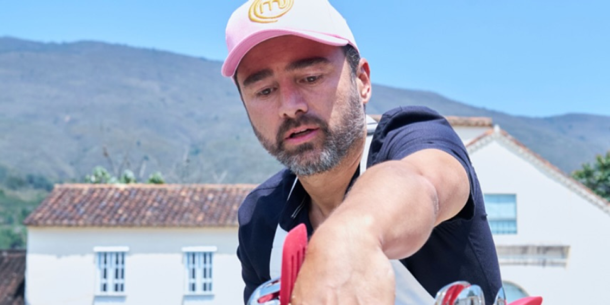 El actor Andrés Toro en 'MasterChef Celebrity'.