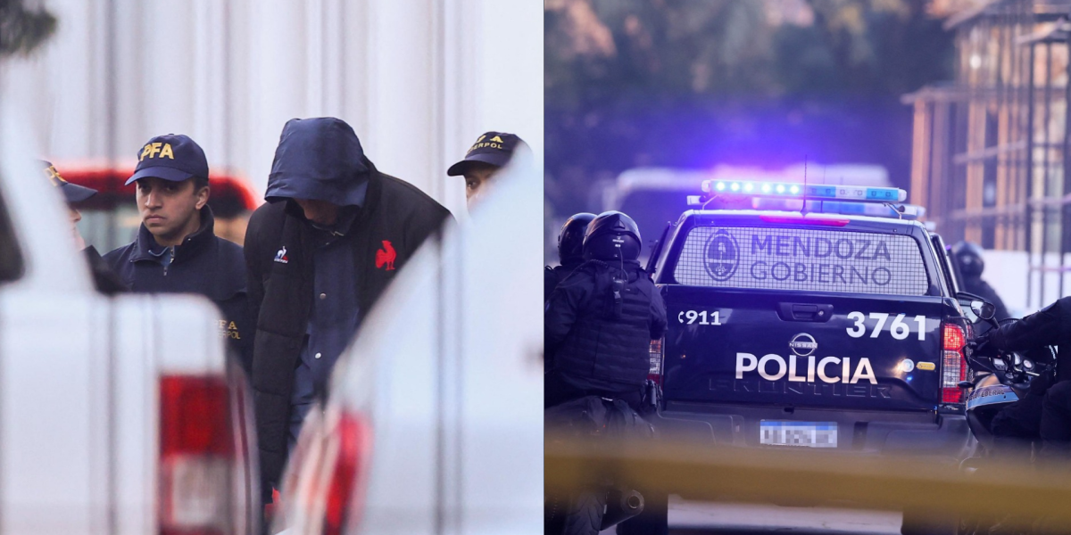 Fotos de los detenidos en Mendoa acusados por violación