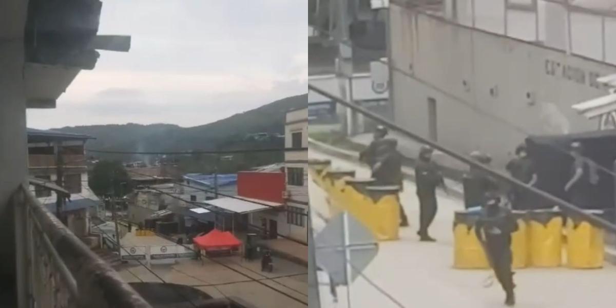 Ataque a la estación de Policía del municipio de Suárez.