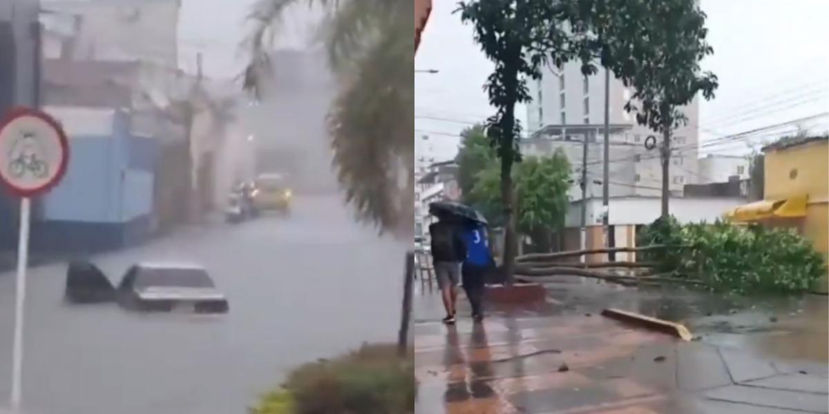 Lluvias en Santander