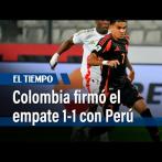 Colombia empató 1-1 con Perú en la eliminatoria