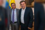 Olmedo López, director de la UNGRD y el presidente Gustavo Petro,