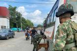 Ejército y Policía adelantan controles en el casco urbano de Jamundí.