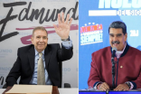 El candidato opositor Edmundo González y el presidente de Venezuela, Nicolás Maduro.