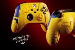 El diseño del control está basado en el emblemático traje amarillo de Wolverine.