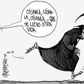 Inseguridad en Bogotá - Caricatura de Guerreros