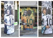 Pelé besucón (Pelé Beijoqueiro), la obra más famosa del artista plástico Luis Bueno