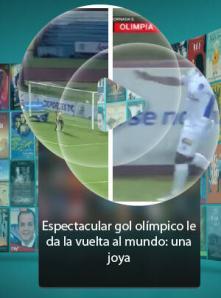 Espectacular gol olímpico le da la vuelta al mundo: una joya