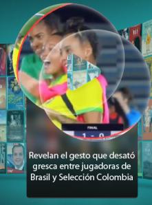 Revelan el gesto que desató gresca entre jugadoras de Brasil y Selección Colombia