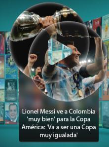 Lionel Messi ve a Colombia 'muy bien' para la Copa América: 'Va a ser una Copa muy igualada'