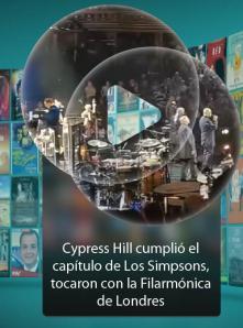 Cypress Hill cumplió el capítulo de Los Simpsons, tocaron con la Filarmónica de Londres