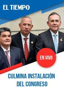 Con elección de Efraín Cepeda como presidente de Senado y Jaime Raúl Salamanca en Cámara, culmina instalación del Congreso