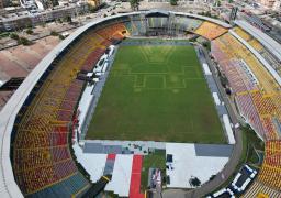 Fotografías de la gramilla del estadio El Campin hoy 8 de julio del 2024 . Foto MAURICIO MORENO CEET EL TIEMPO @mauriciomorenofoto