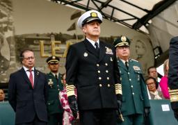 El almirante Francisco Cubides toma el mando de las Fuerzas Militares