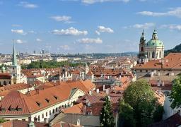 Vista panorámica de Praga.