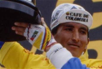 Lucho Herrera ganó esta etapa en 1987.