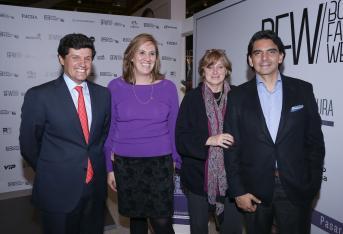 Andrés López, Alexandra Torres, Mónica de Greiff y Germán Ortiz.