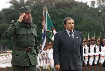 Visita de Abdelaziz Buteflika a la Habana el 15 de abril del 2000.